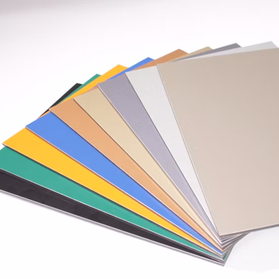 PVDF 벽 클래딩 두께 4mm 알루미늄 복합재